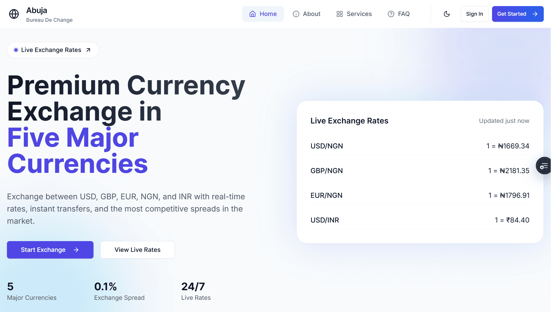 AbujaBureauDeChange - FX Exchange App screenshot