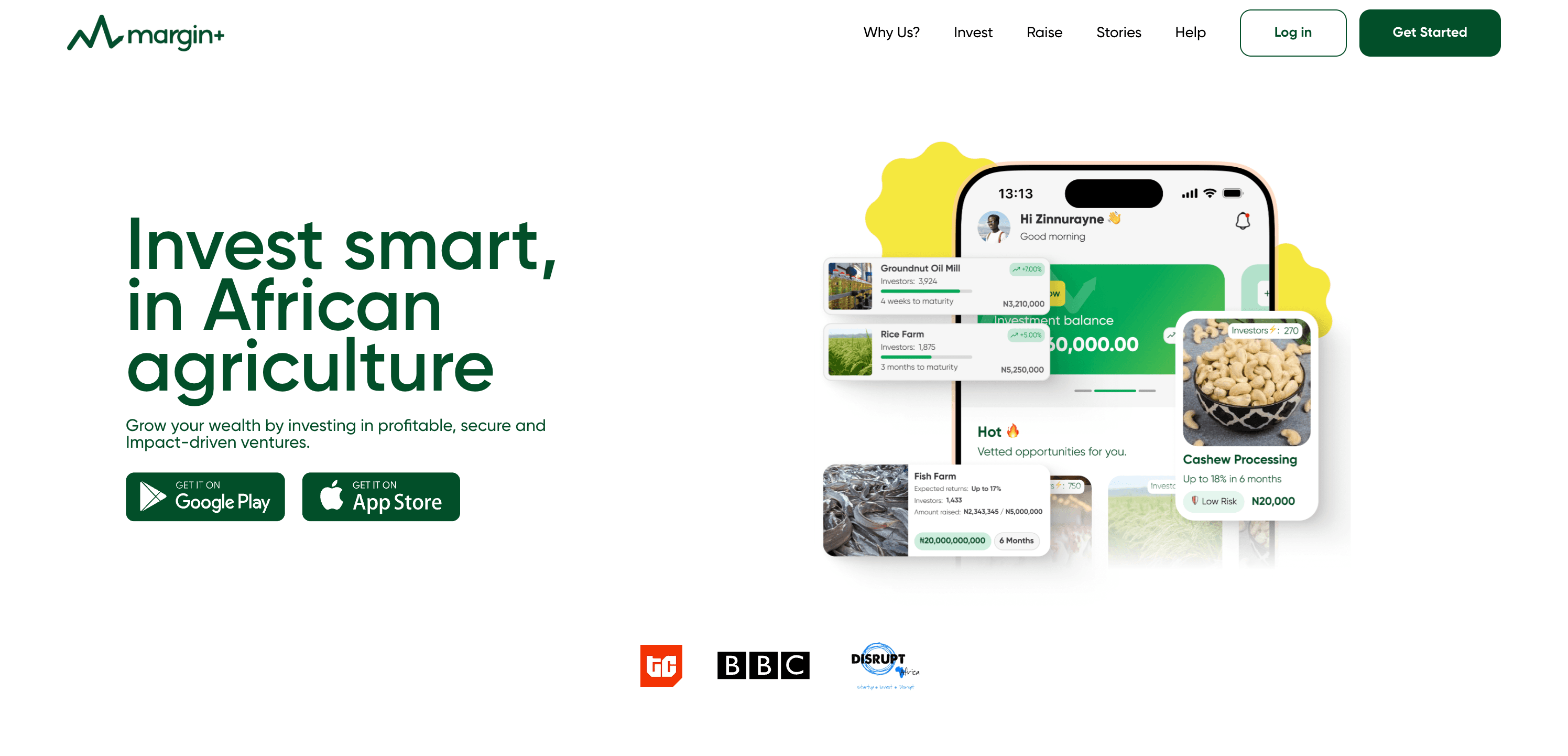 Marginplus - Agricultural Investment Platform screenshot